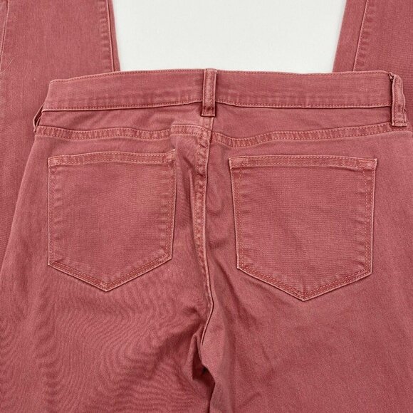 J. Crew Womens Size 25x26 Toothpick Skinny Ankle Cropped Rose Pink Jeans - Picture 4 of 4
